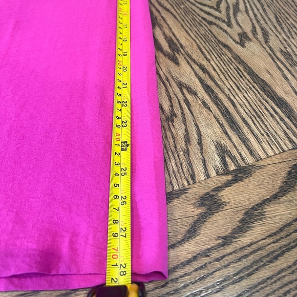 Vince Camuto NWT Sleeveless Ruffled High-Neck Jumpsuit in Pink Fuscia Belted, 8 - Picture 12 of 16